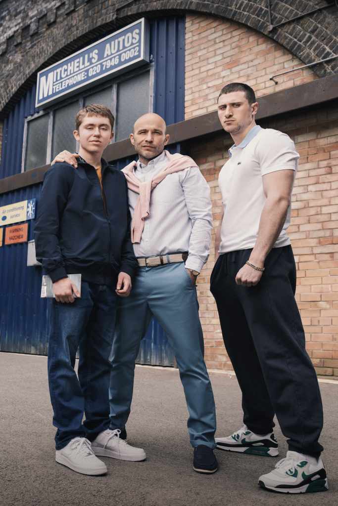 Barney, Teddy and Harry Mitchell
