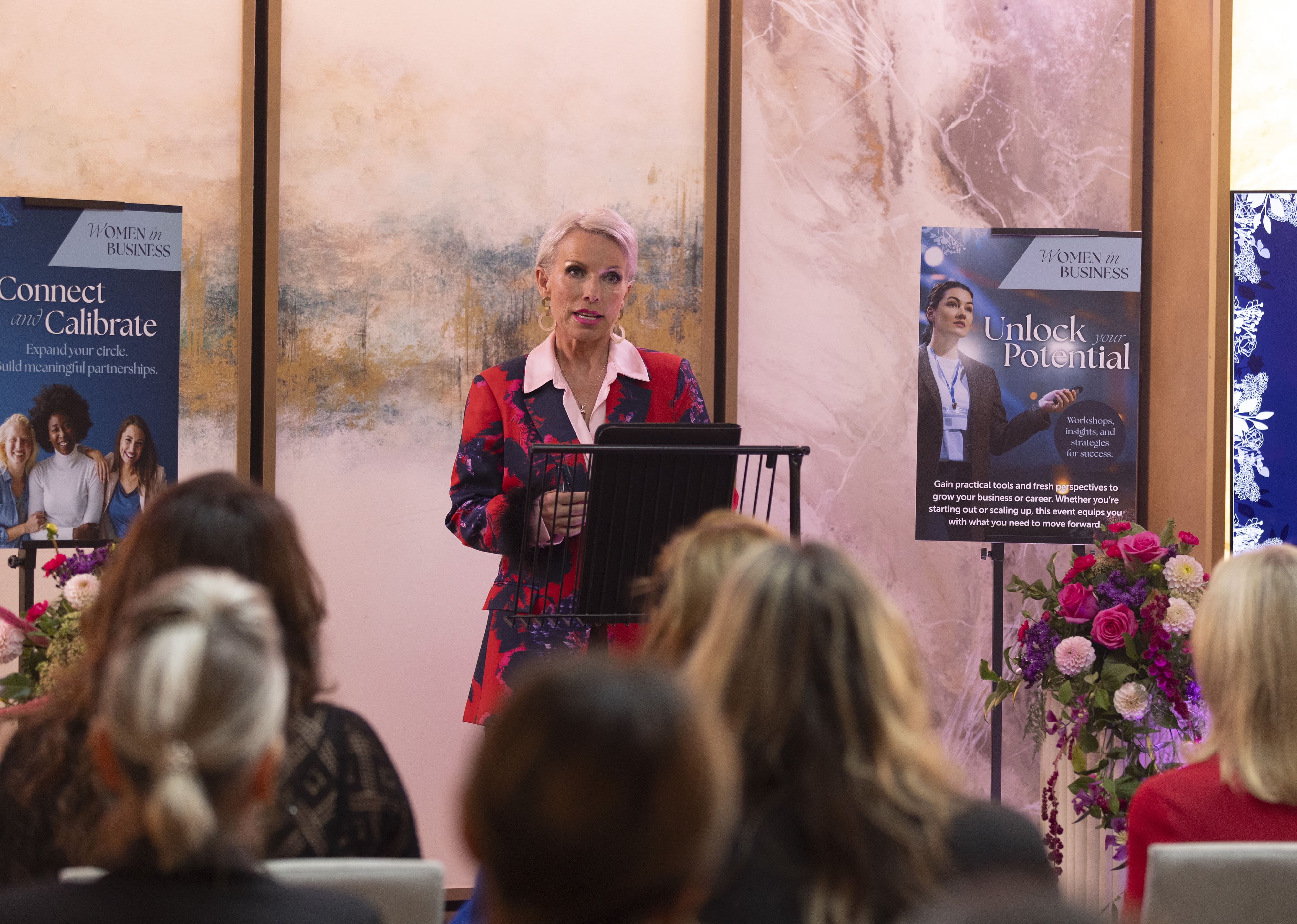 Debbie in Corrie at event