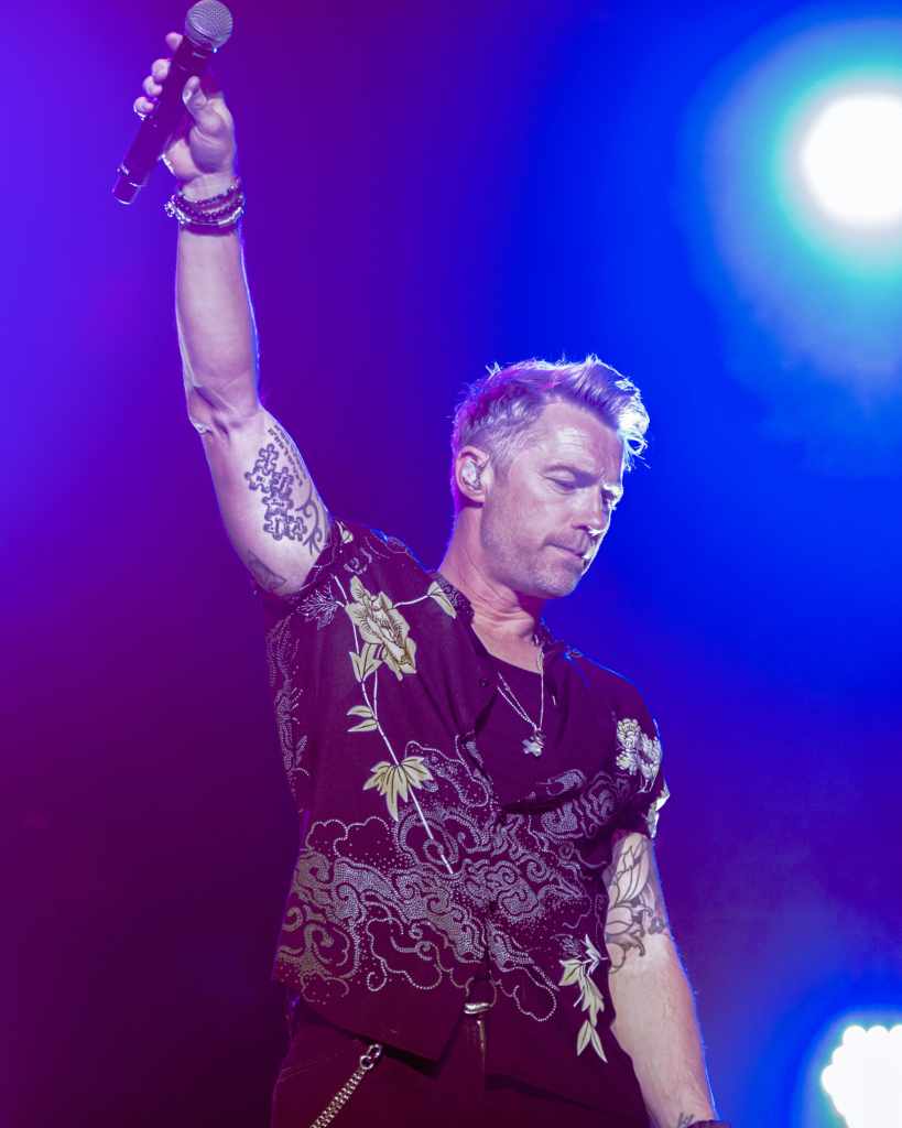 Ronan Keating performing