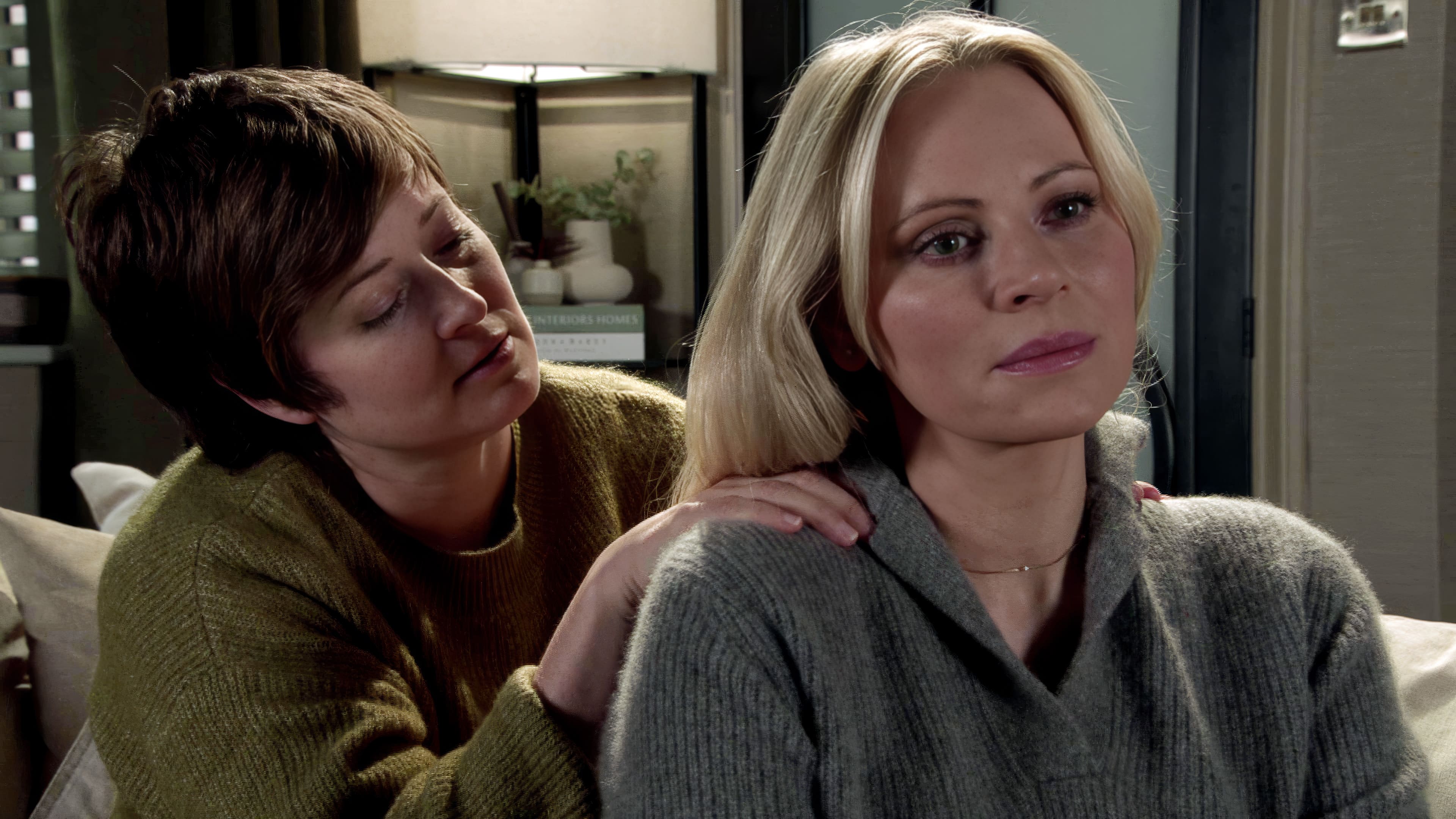 Becky and Lisa in Corrie - Christmas Eve