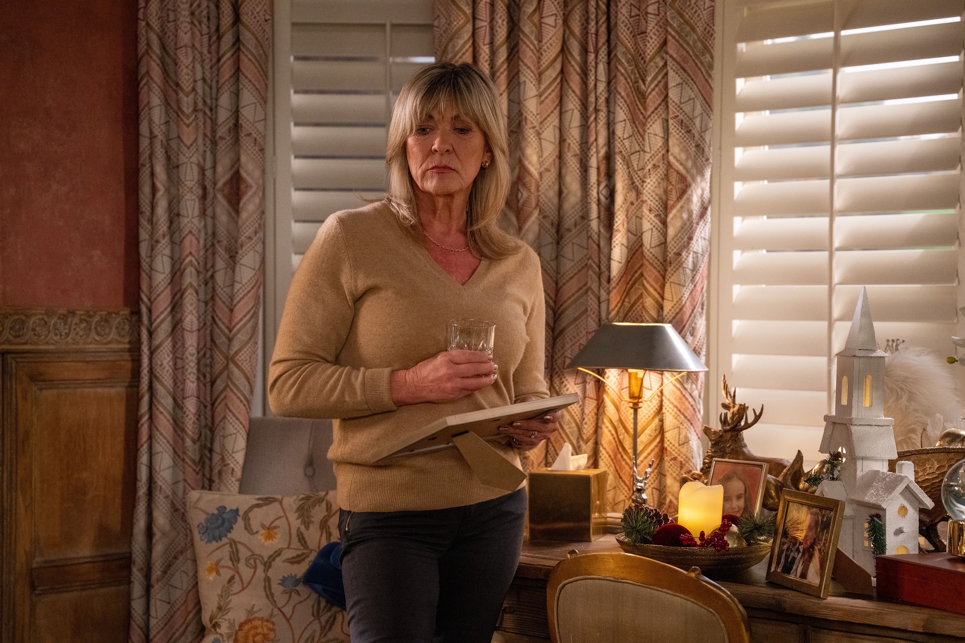 Kim Tate in Home Farm on Emmerdale - Christmas Day 2025