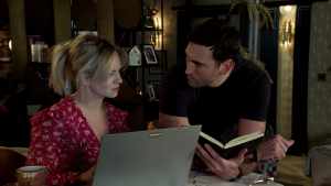 Sarah and Kit in Corrie