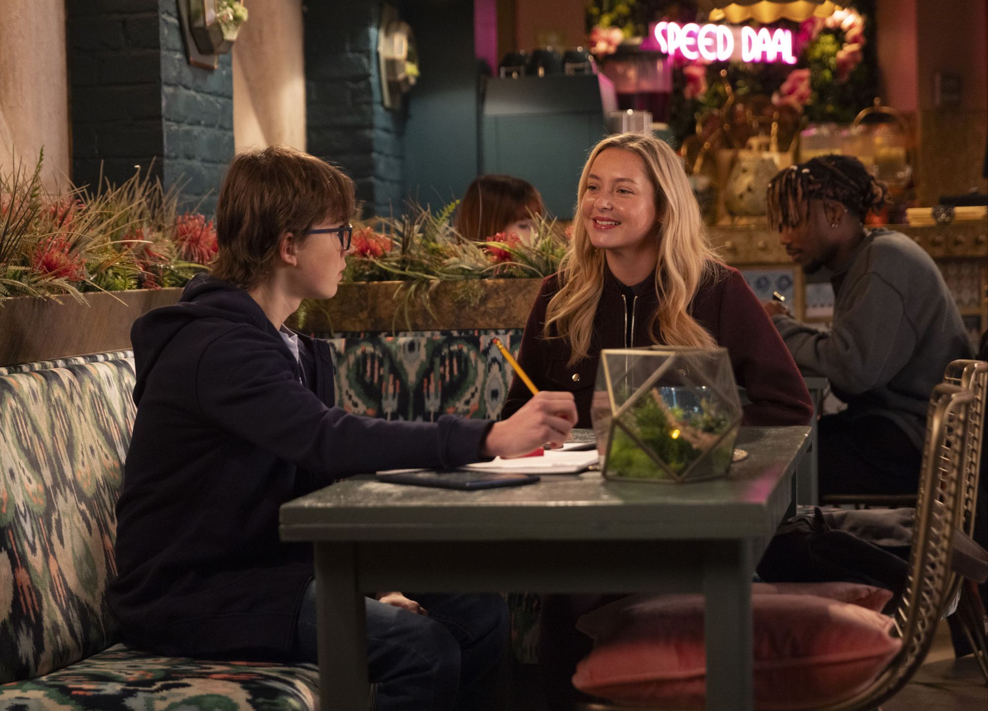 Sam and Megan in Corrie