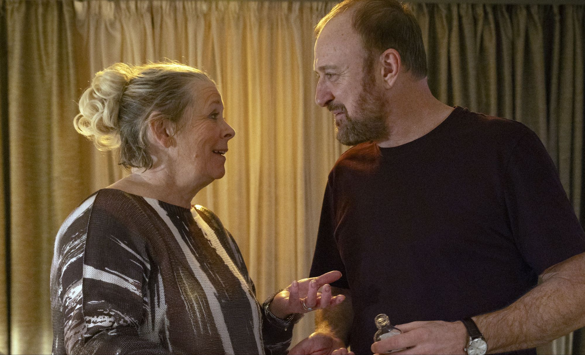 Bernie and Mal in Corrie