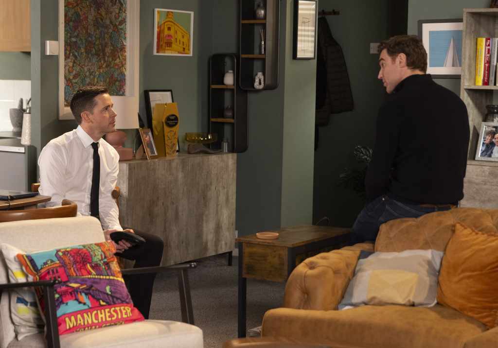 Todd and Theo in Corrie