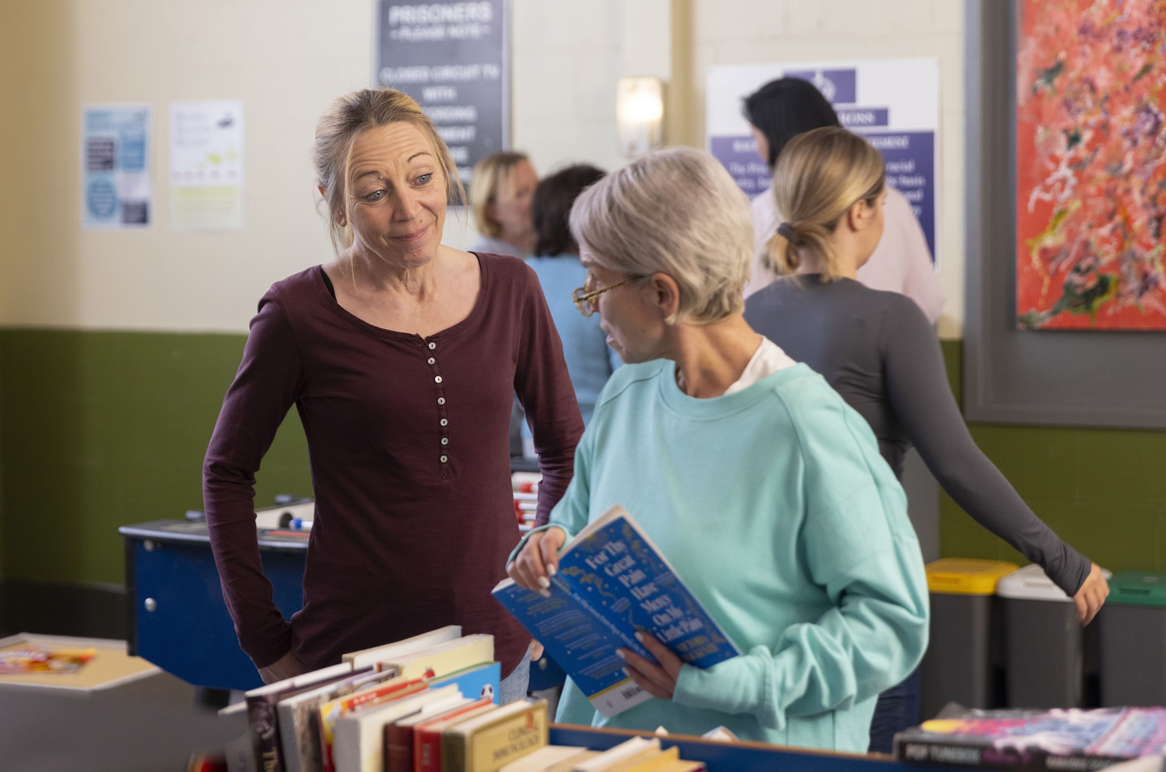 Debbie, Lou and Paula in Corrie