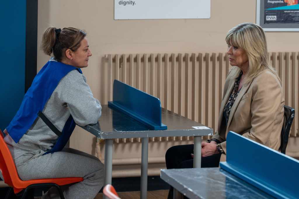 Moira and Kim in Emmerdale