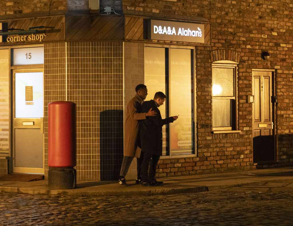 James and Todd in Corrie