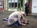 Eva, Megan and Sam in Corrie