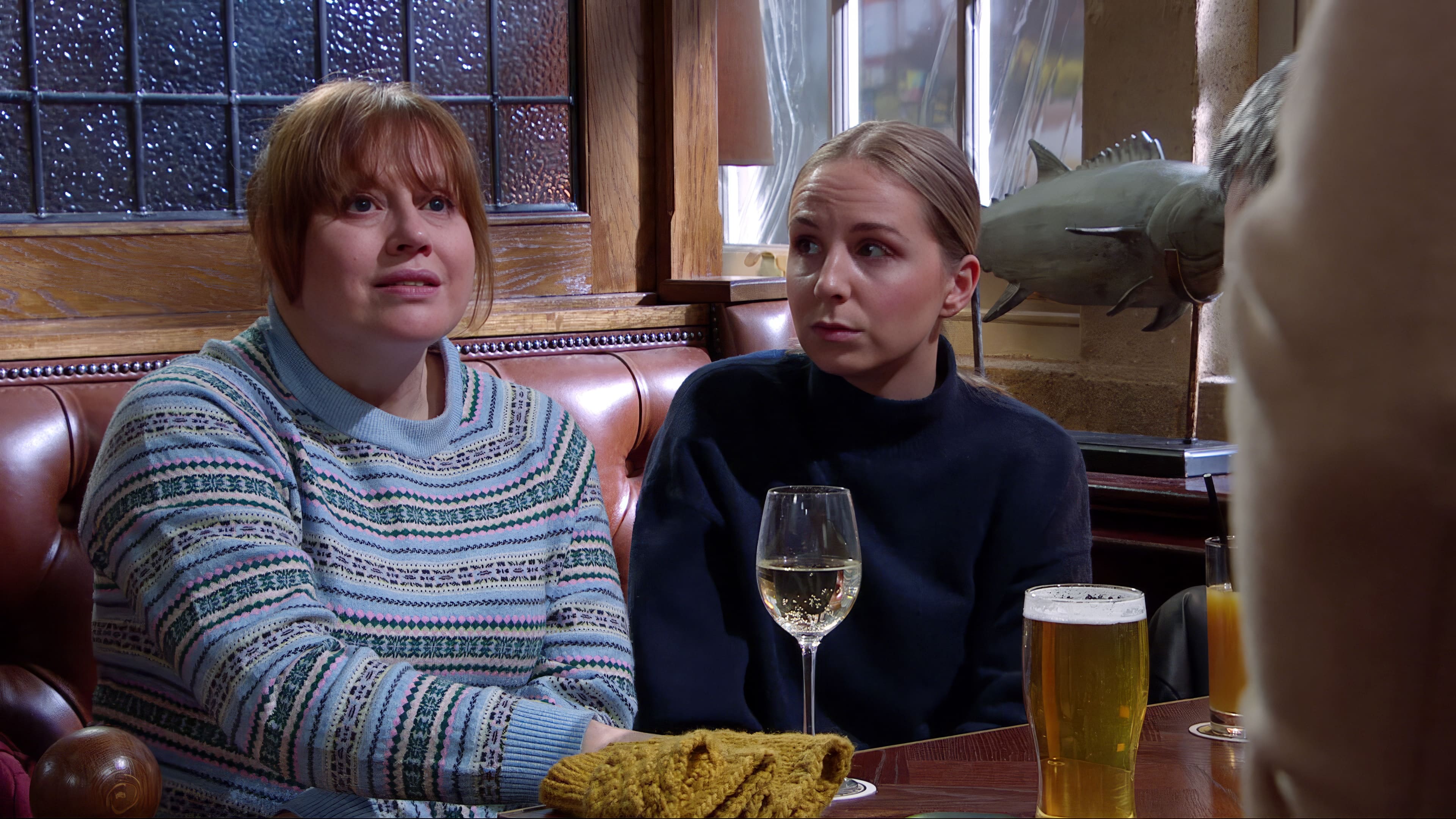 Lydia and Belle in Emmerdale