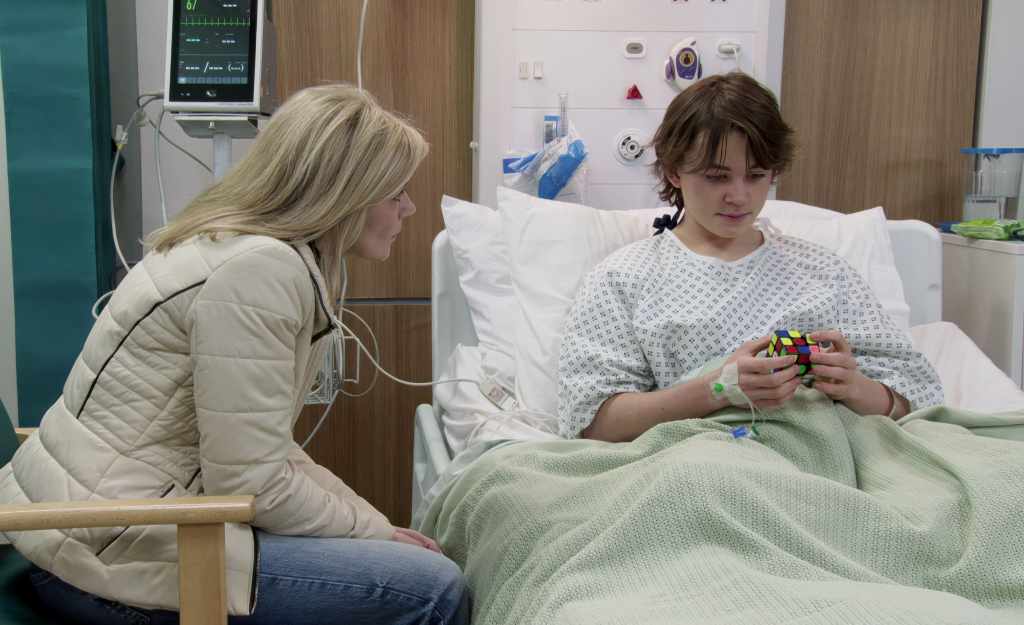 Leanne and Sam in Corrie