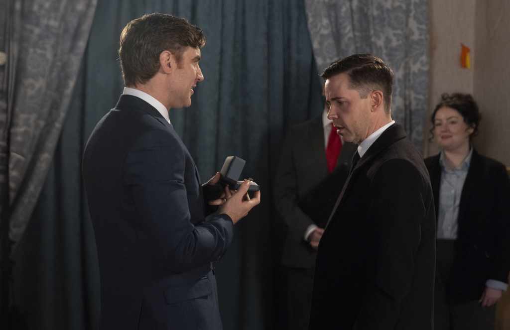Theo and Todd - surprise wedding in Corrie
