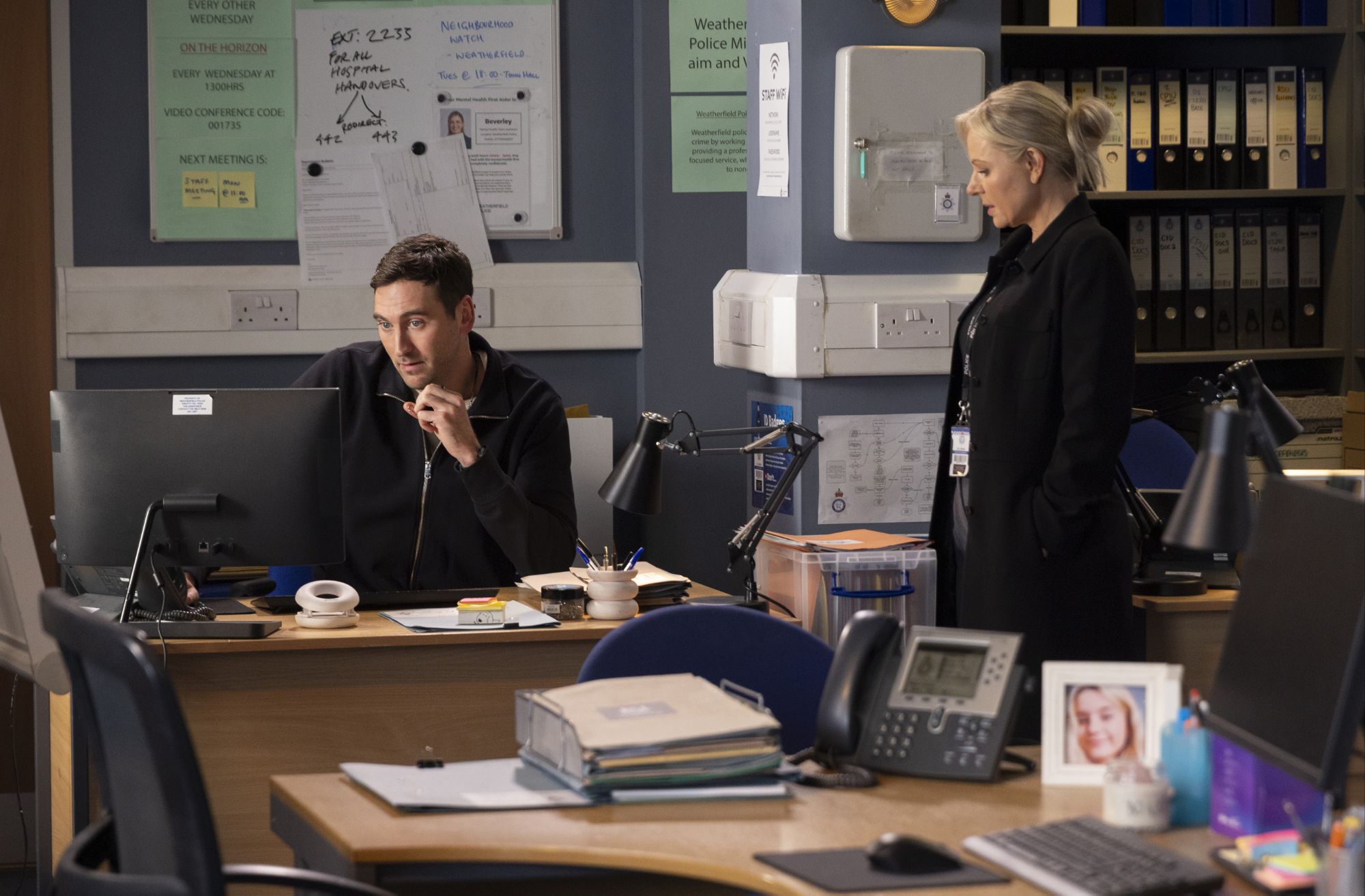 Kit and Lisa in Corrie