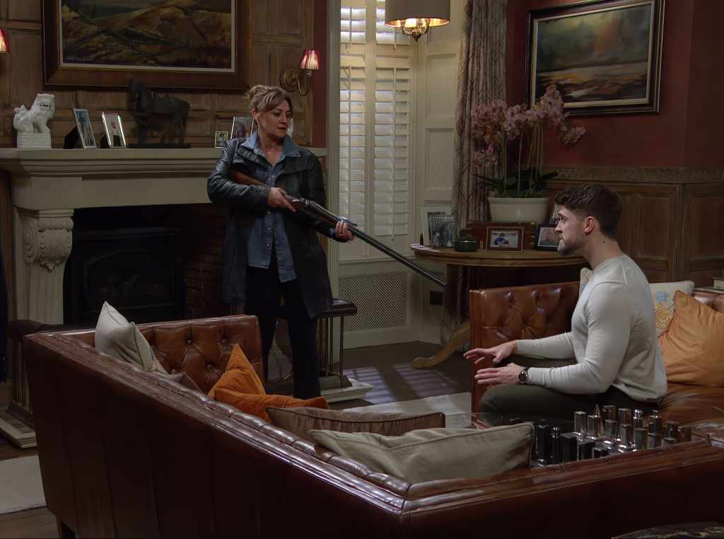 Moira and Joe in Emmerdale