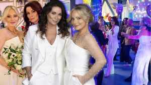 Lisa and Carla in Corrie.