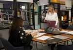 Carla and Sarah in Underworld on Corrie