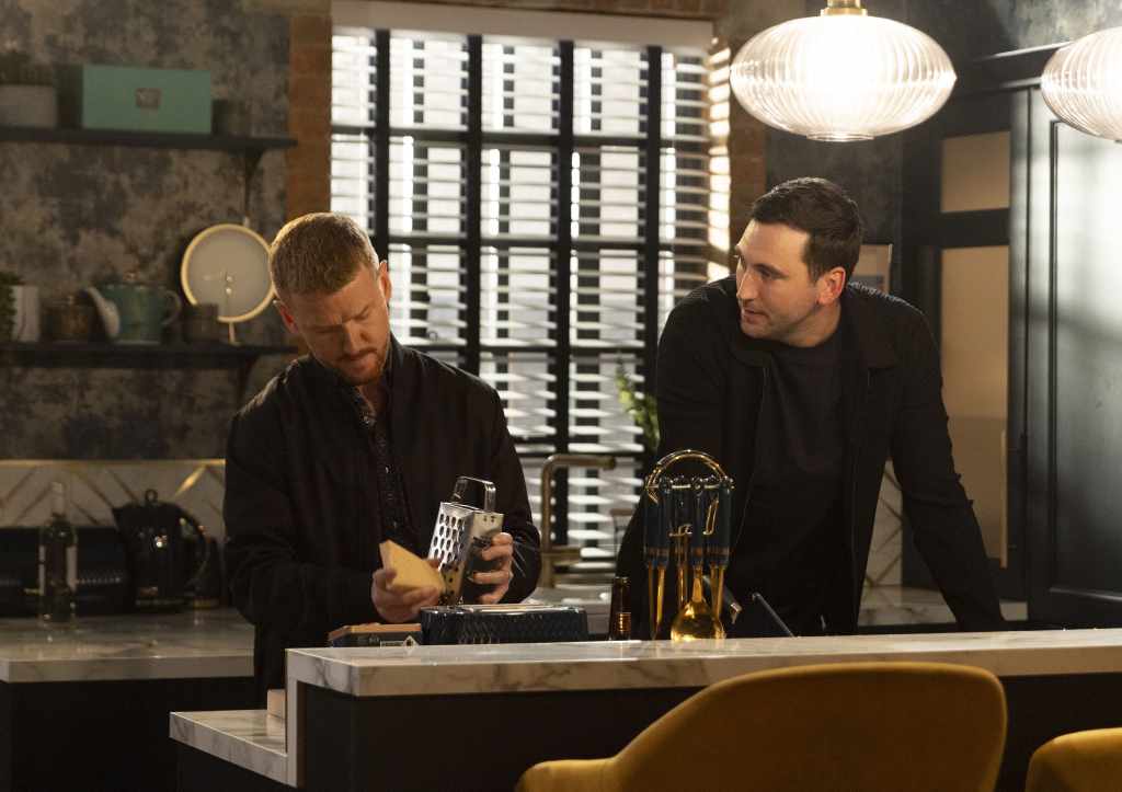 Gary and Kit in Corrie