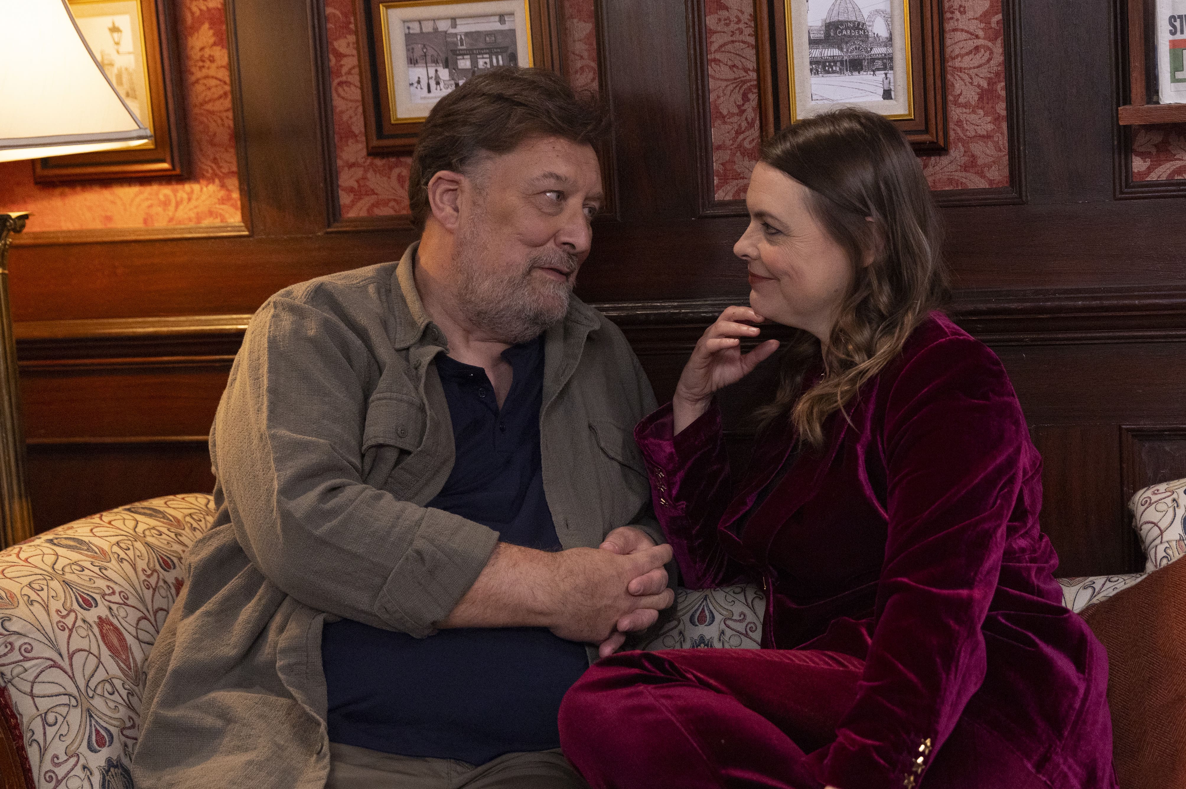 Ross and Tracy on Corrie
