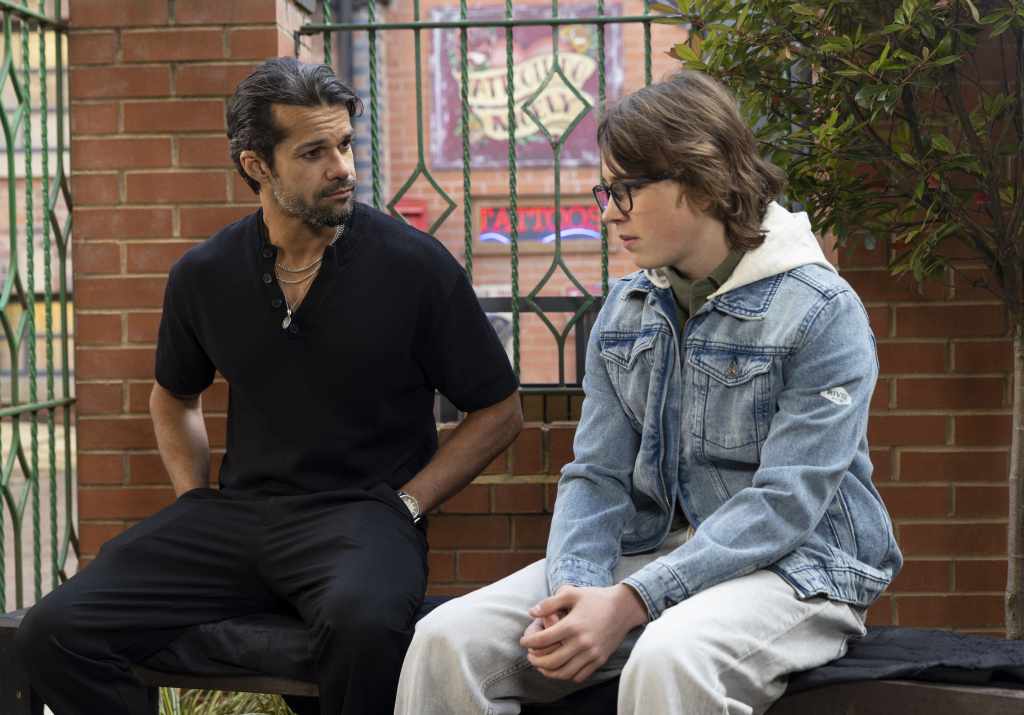 Idris and Sam in Corrie