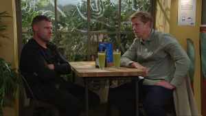 Robert and Aaron in Emmerdale