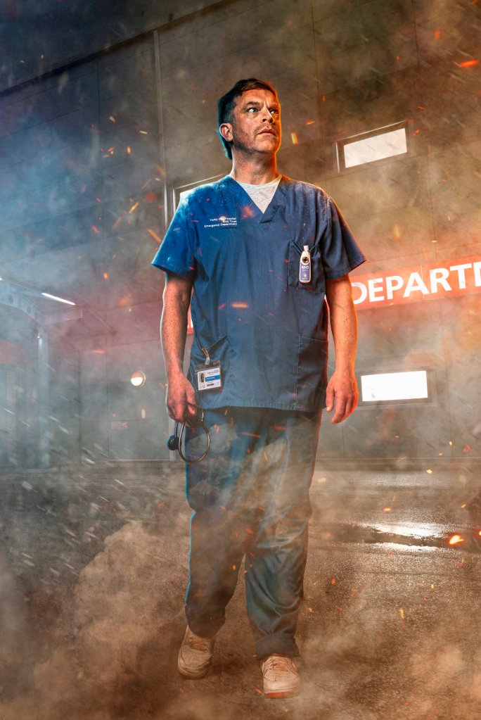 William Beck as Dylan in Casualty
