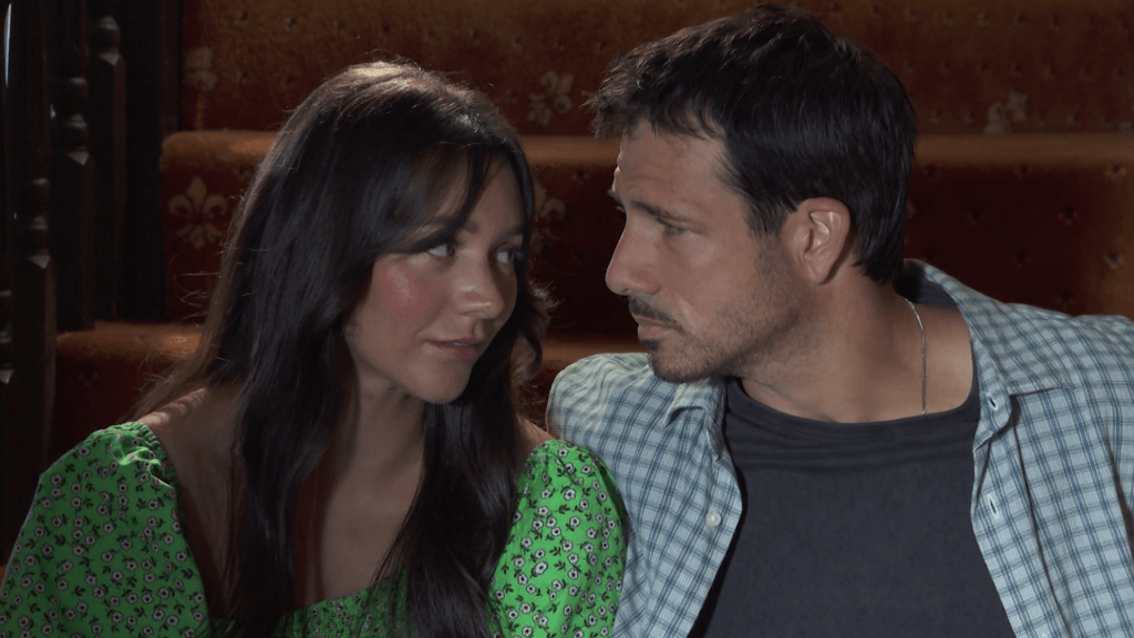 Cleo and Dodger in Hollyoaks