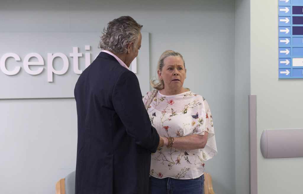DEV AND BERNIE IN CORRIE