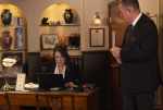 Christina and George in Corrie