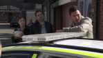 Carl and police in Corrie
