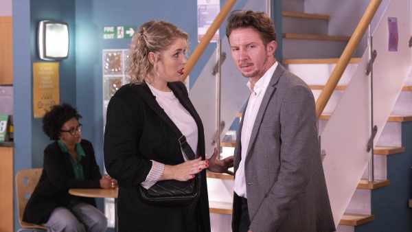 Melanie fears that Hughie is back to his self-destructive ways in Fair City (Tuesday 15 September 2026)
