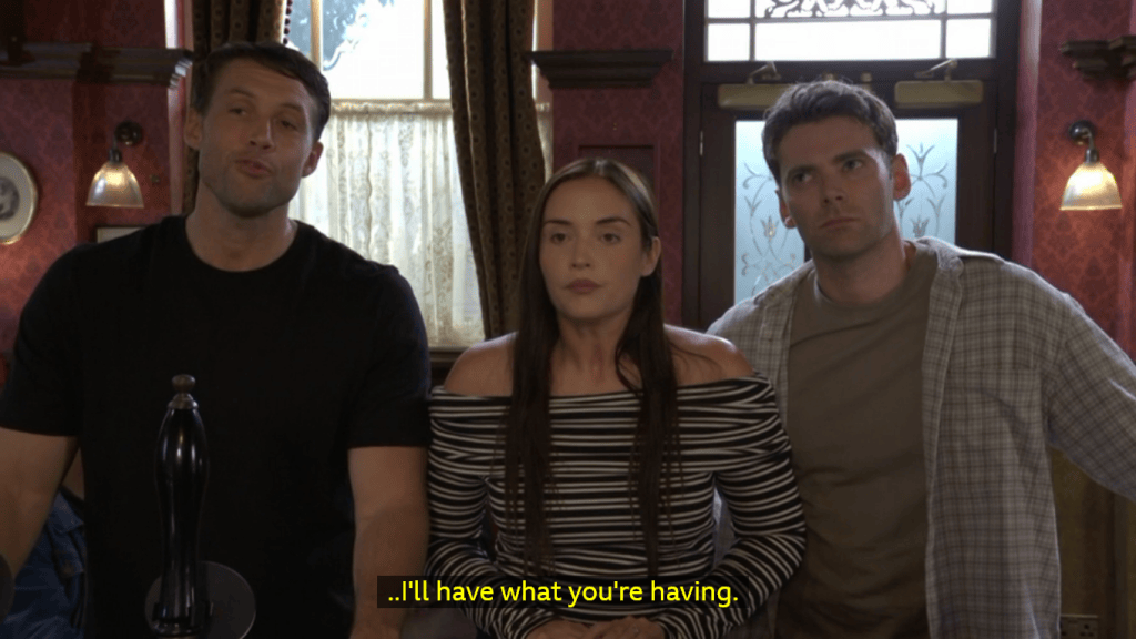 Mark, Lauren and Peter in EastEnders