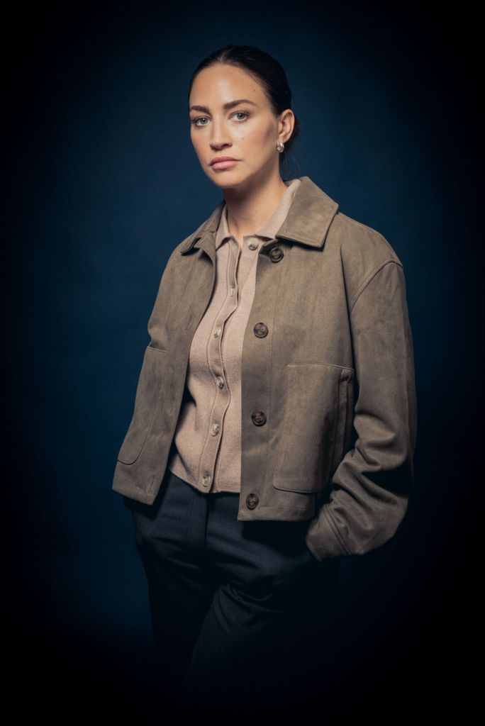 Detective Thea Ramsden's (Chelsea Edge) in Emmerdale